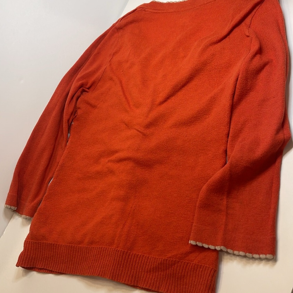 Anthropologie Winter Waves Yellow Bird Cardigan Sweater size small - Picture 5 of 9